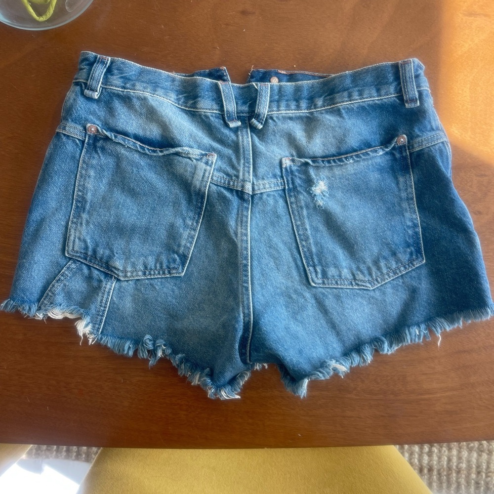 Free people denim shorts